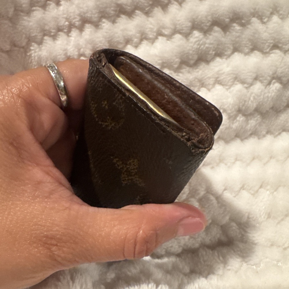 Louis Vuitton Monogram 4 Key Holder Wallet Brown Canvas France Authentic - Picture 5 of 16